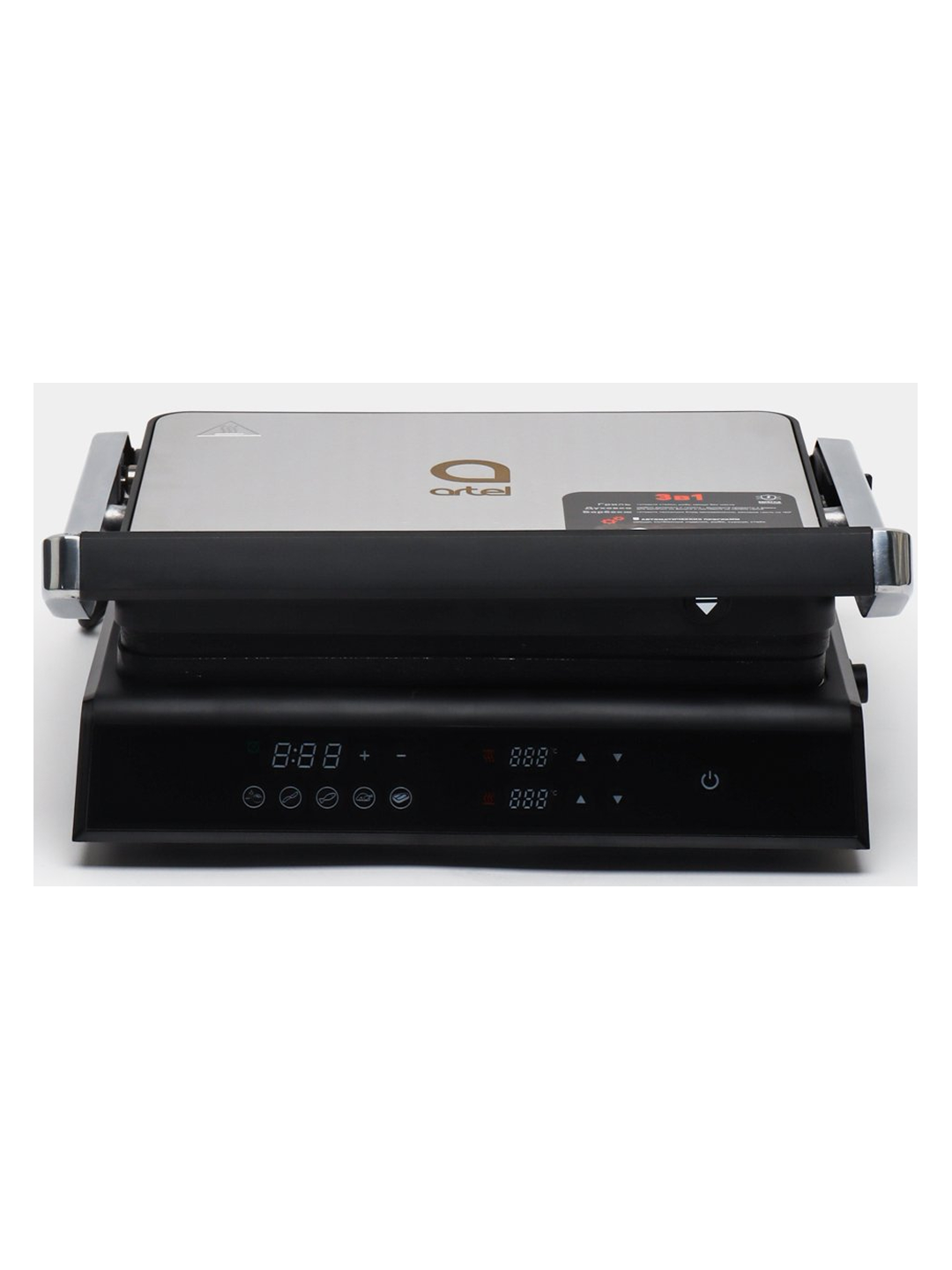 Электрогриль Artel ART-GT-60A, чёрный мощность 2000 Вт 5 встроенных программ — фото 1