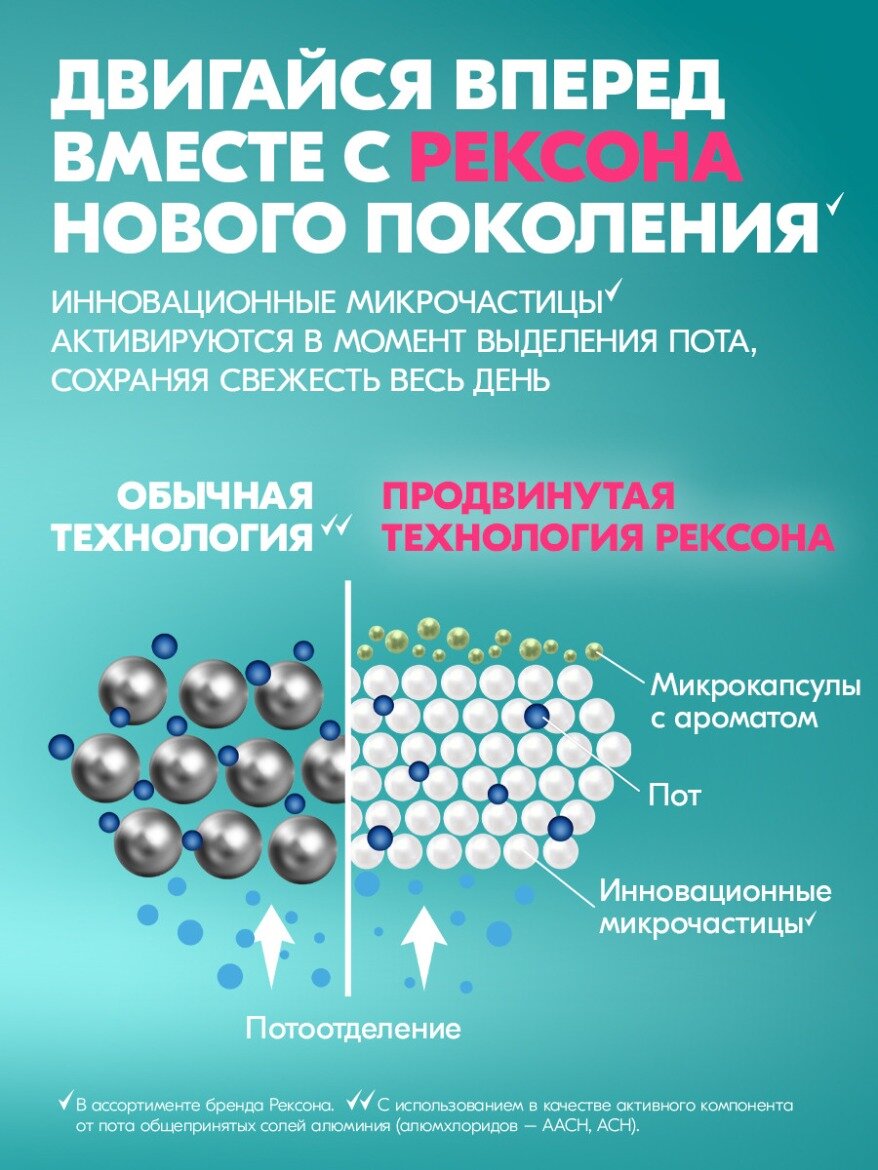 Дезодорант женский спрей антиперспирант Рексона Прозрачный кристалл, 150 мл,  — фото 1