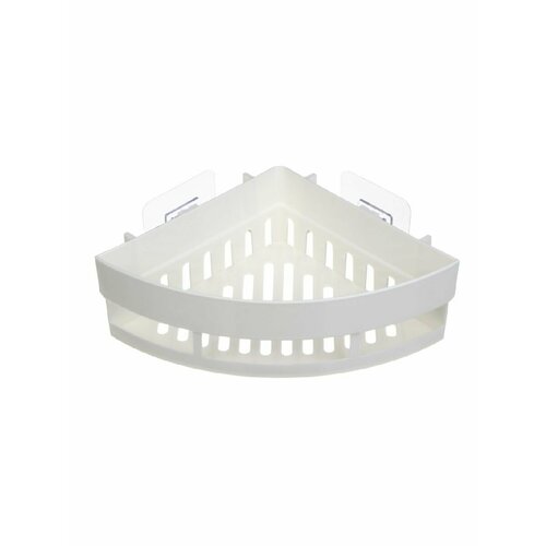 Полка настенная для ванной комнаты угловая пластик VETTA 543₽