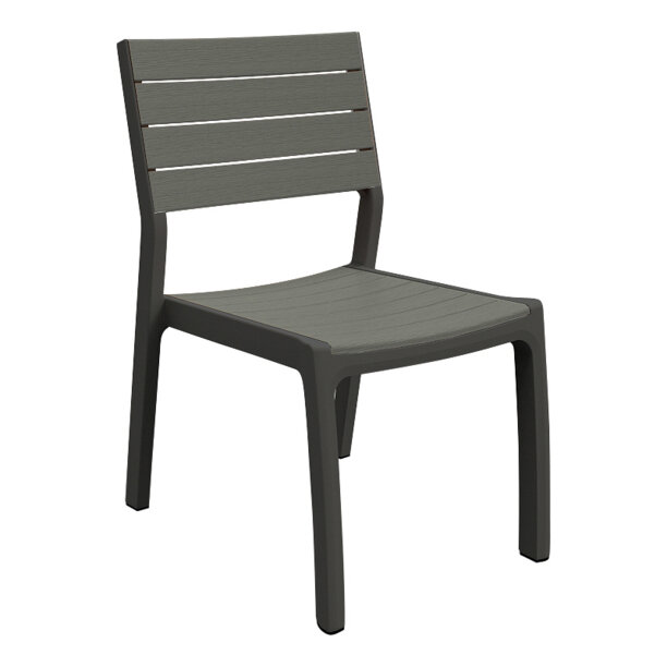 Стул Keter Harmоny (grey) пластик эргономичный квадратный современный дизайн