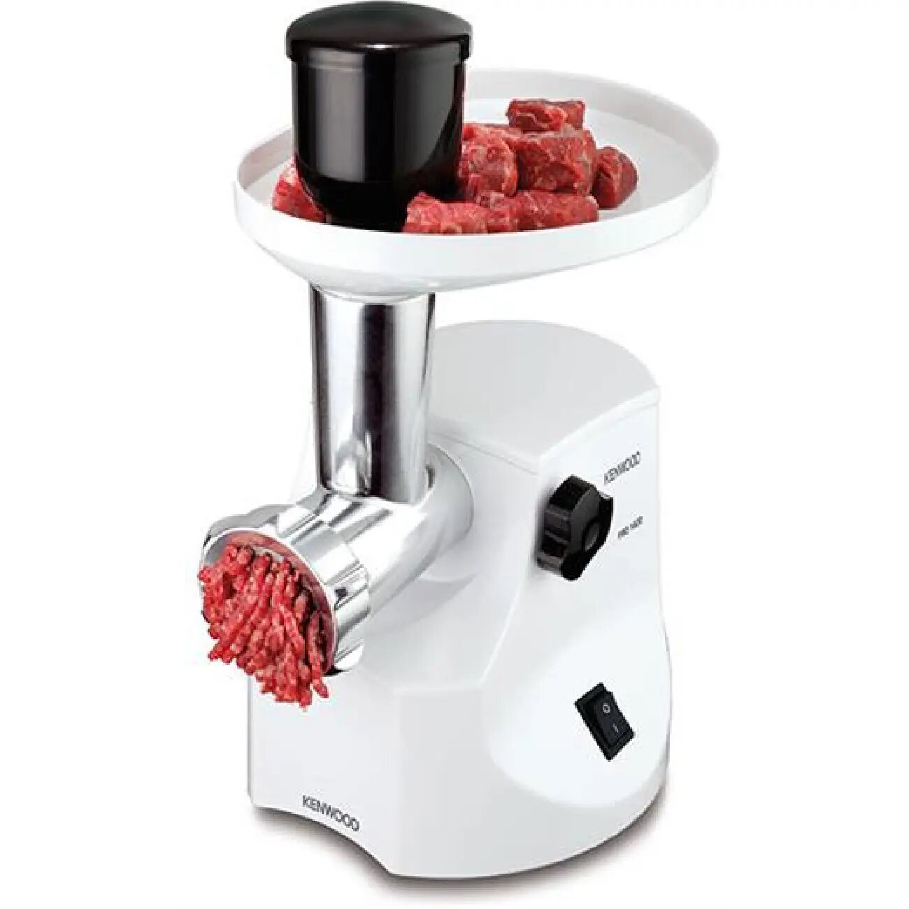 Мясорубка Kenwood MG450, с насадками для приготовления колбасок, кеббе и фарша — фото 1