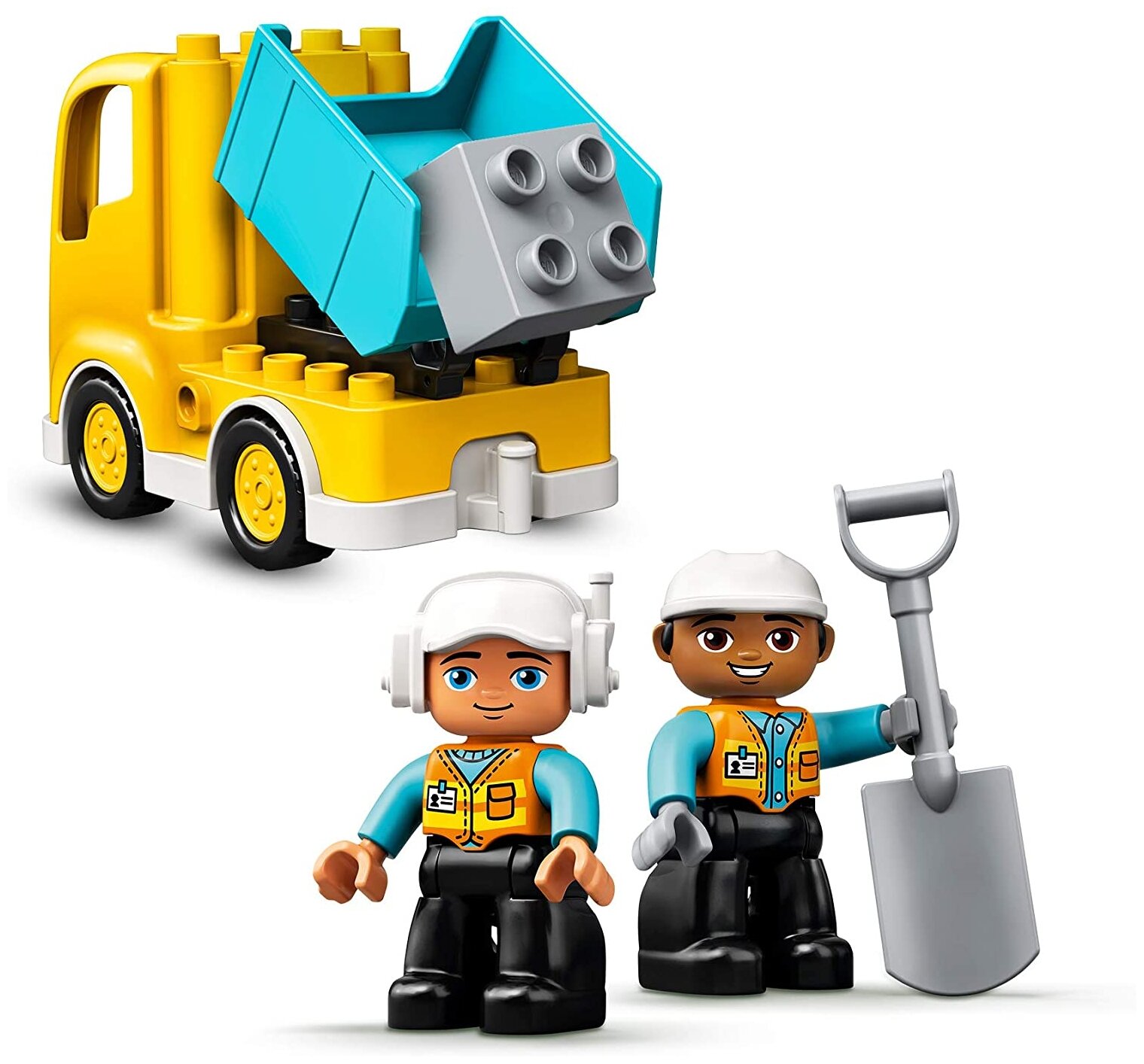 Lego 10931 Duplo Грузовик и гусеничный экскаватор — фото 1
