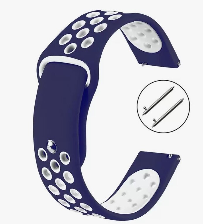 Ремешок XIAOMI, для смарт-часов Amazfit/Samsung, силиконовый, 20мм — фото 1