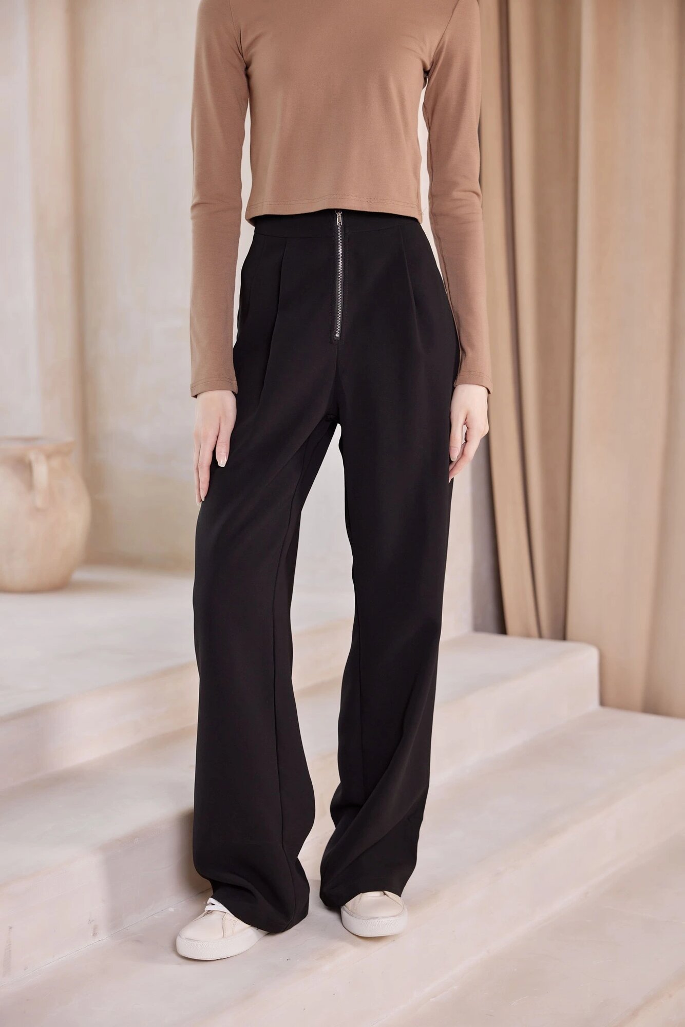 Брюки Selfie, размер L, черный — фото 1