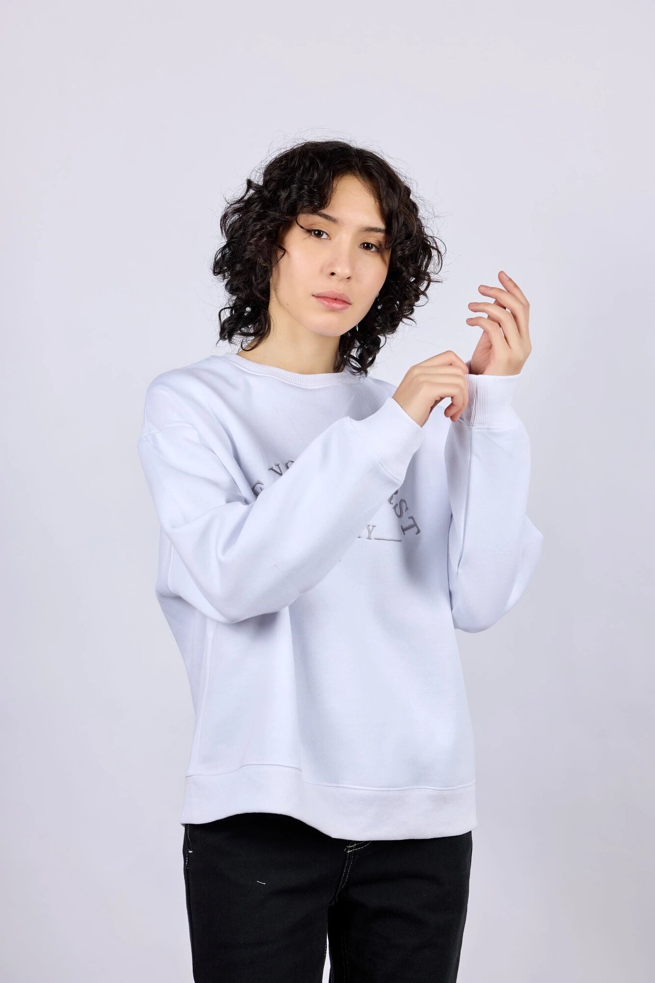 Толстовка Selfie, размер XS, , белый — фото 1