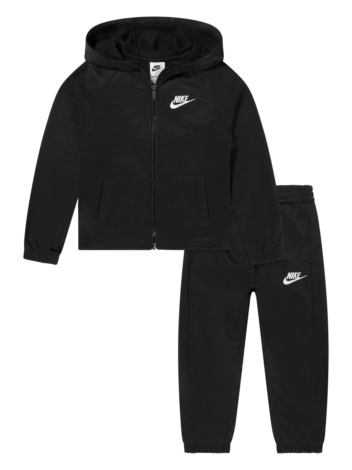 Костюм спортивный NIKE, размер 5 лет, черный