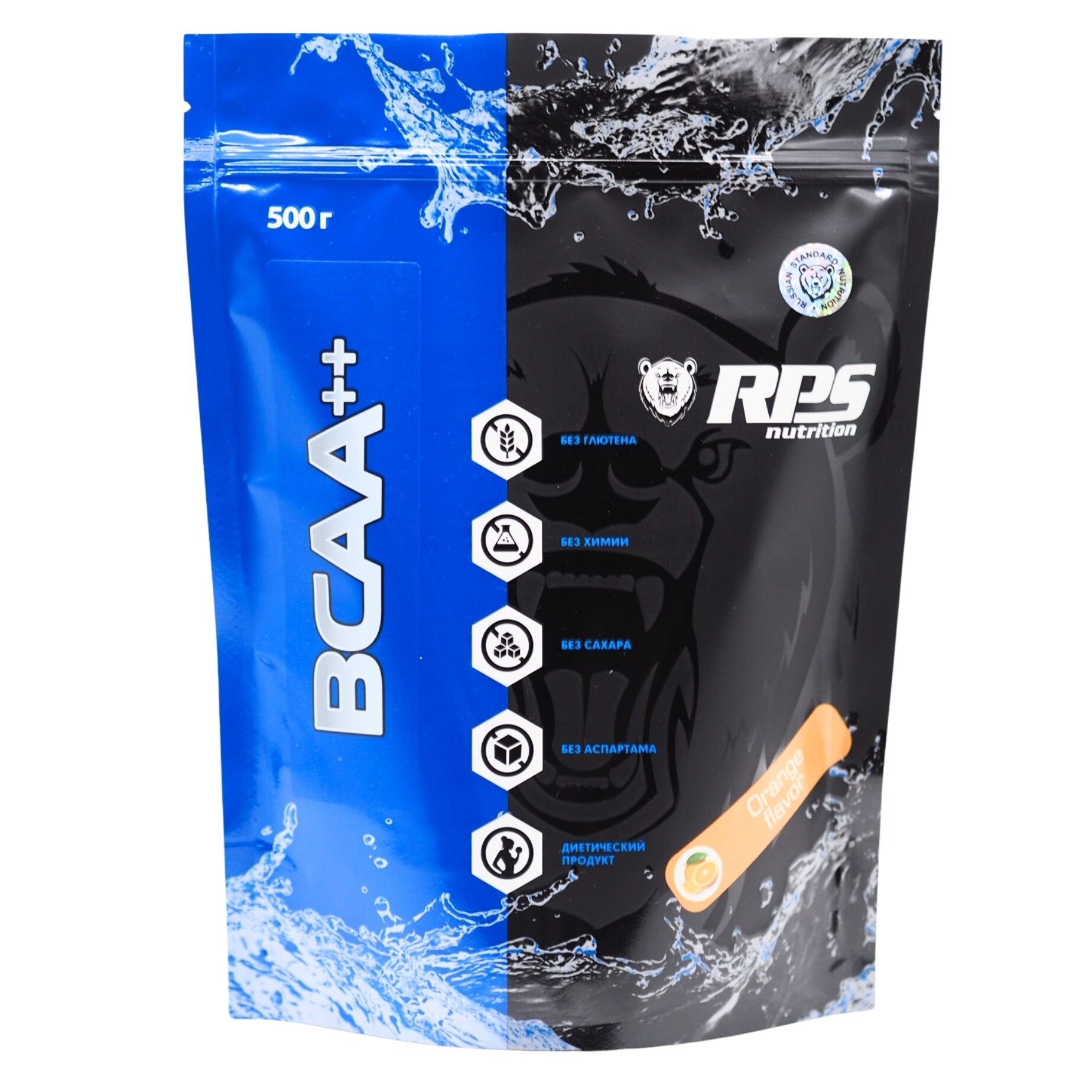 Чистая сила и энергия с аминокислотами BCAA++ 500 гр (RPS Nutrition) Апельсин