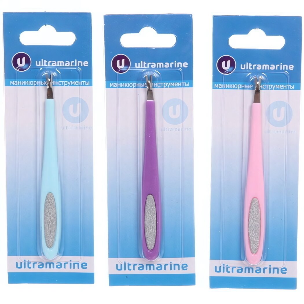 Триммер для удаления кутикулы Ultramarine, 10см, цвет микс, удобная рукоятка