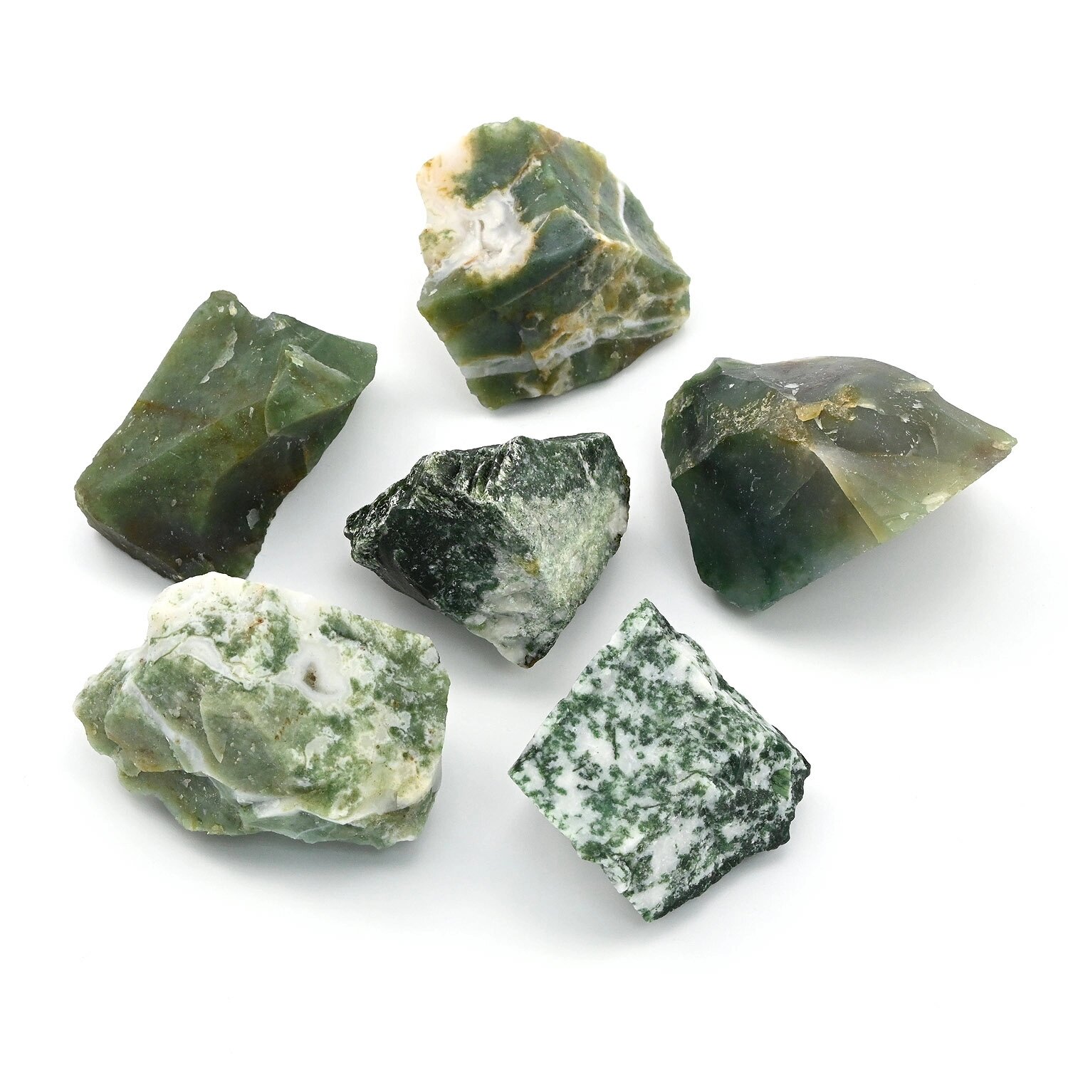 Агат моховой необработанный  45 37 28мм  