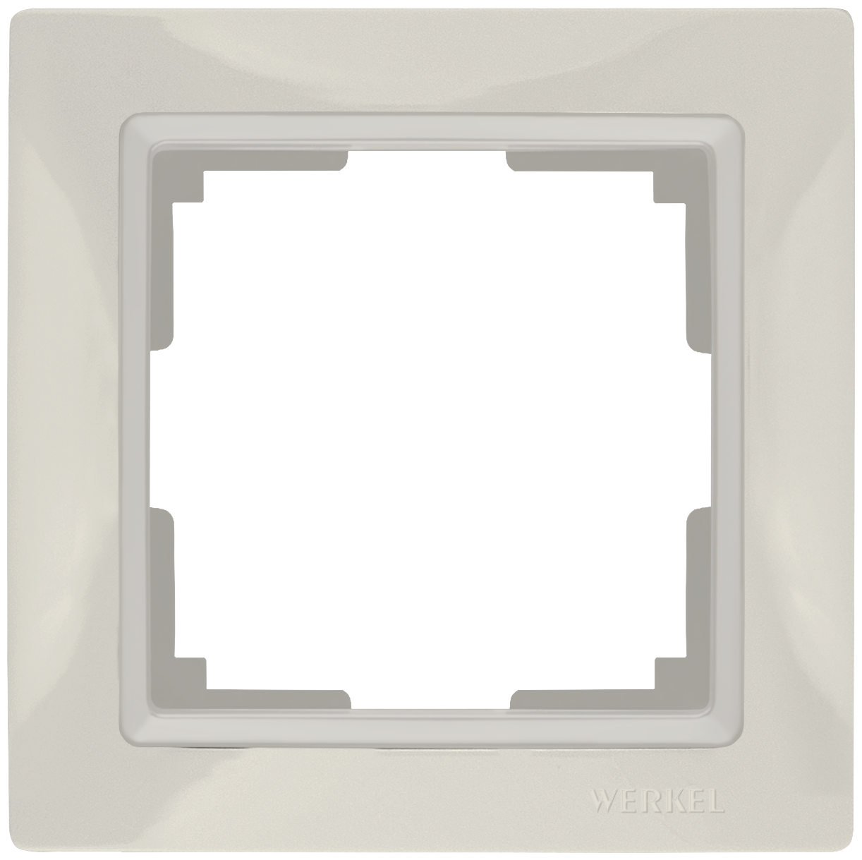 Рамка на 1 пост Werkel Snabb basic (Cлоновая кость) — фото 1