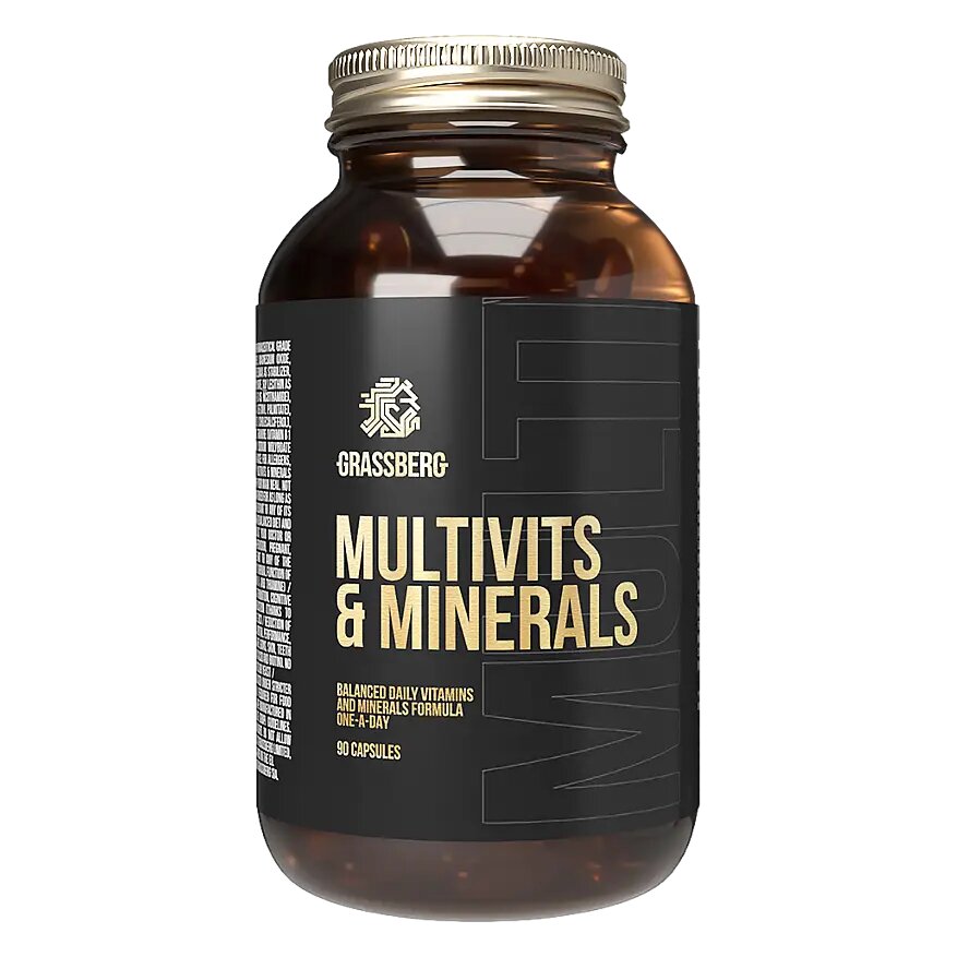 Grassberg Multivits & Minerals Мультивитамины и Минералы капсулы массой 1682 мг 90 шт