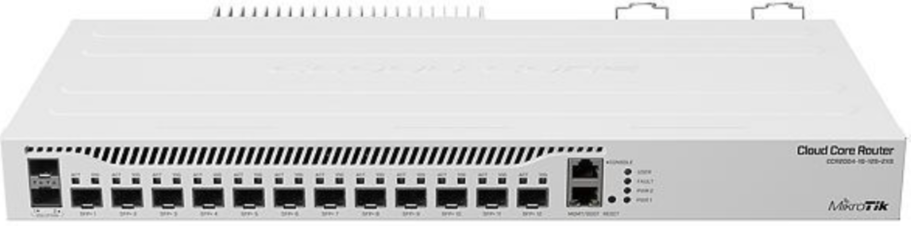 Роутер MikroTik CCR2004-1G-12S+2XS 10/100/1000BASE-TX/SFP+ белый