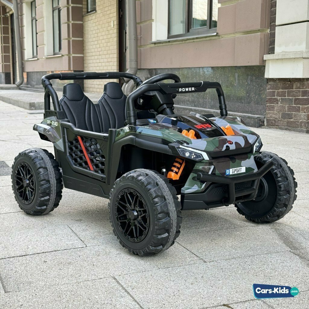Детский электромобиль Багги AHL015, 2WD, 24V, камуфляж, полный привод