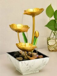 Фонтан настольный, декоративный, эстетичный с розеткой 24 см