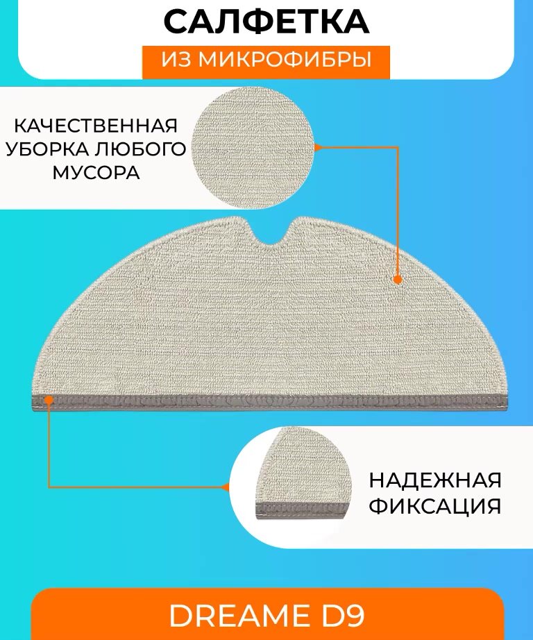 Для робот пылесос Xiaomi, Dreame D9/D9max/L10pro: Резервуар для воды — фото 1