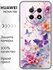 Чехол для Huawei Nova Y91 с принтом Женский принт цветы на Хуавей Нова У91