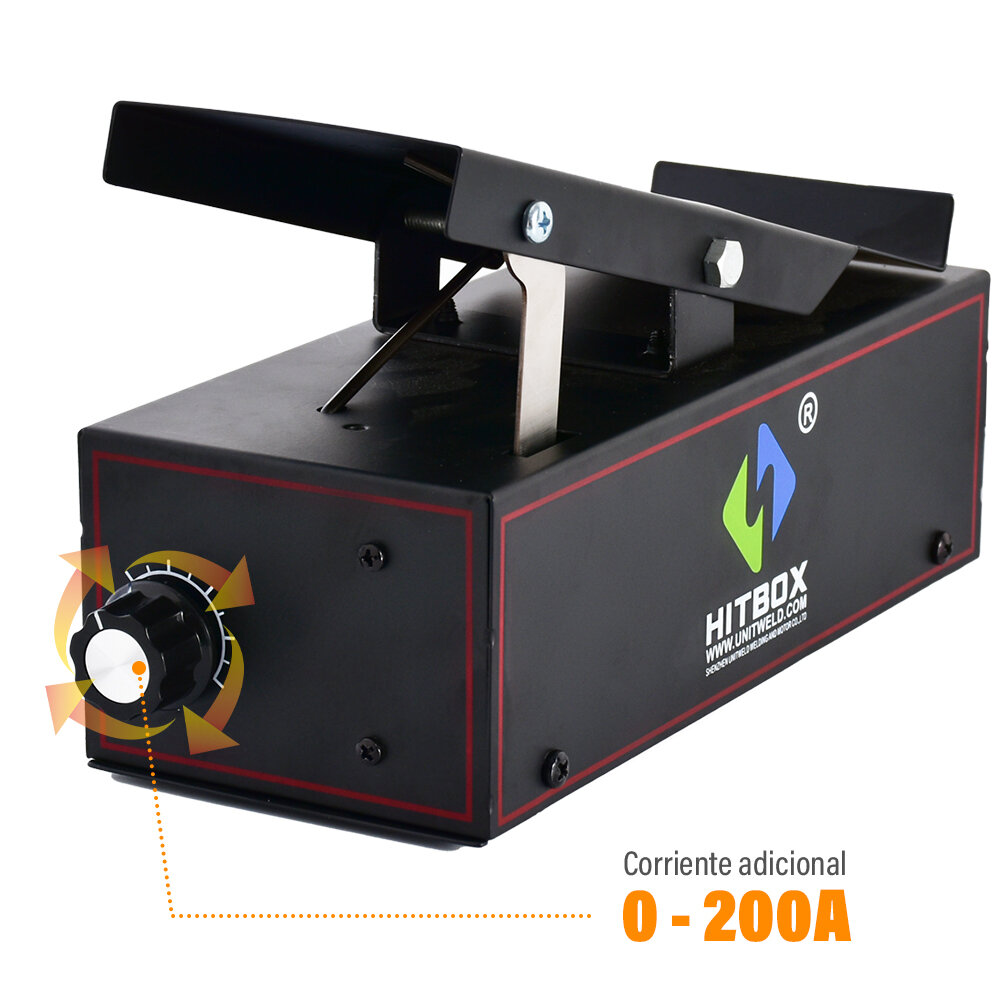 Педаль управления HITBOX, для сварочной горелки, аргонная сварка, 250A, 3м, 1шт.