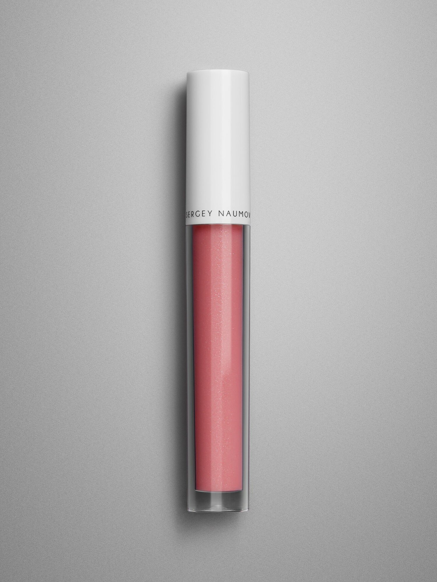 SERGEY NAUMOV Блеск для губ LIP GLOSS THE EX с эффектом «Жидкое стекло» сияющий глянцевый с шиммером