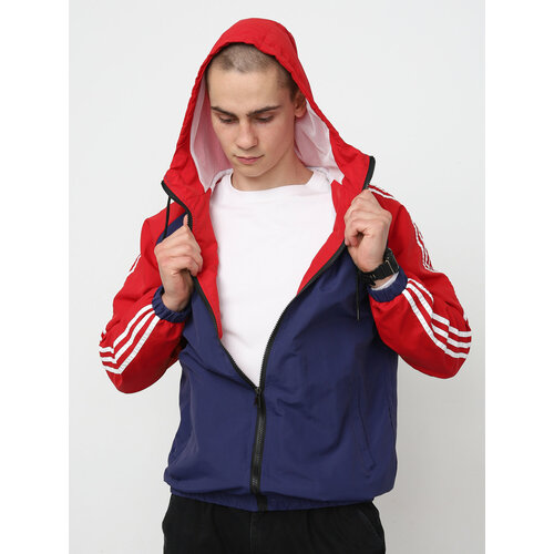 фото Толстовка спортивная roksport, размер 2xl, , синий, красный