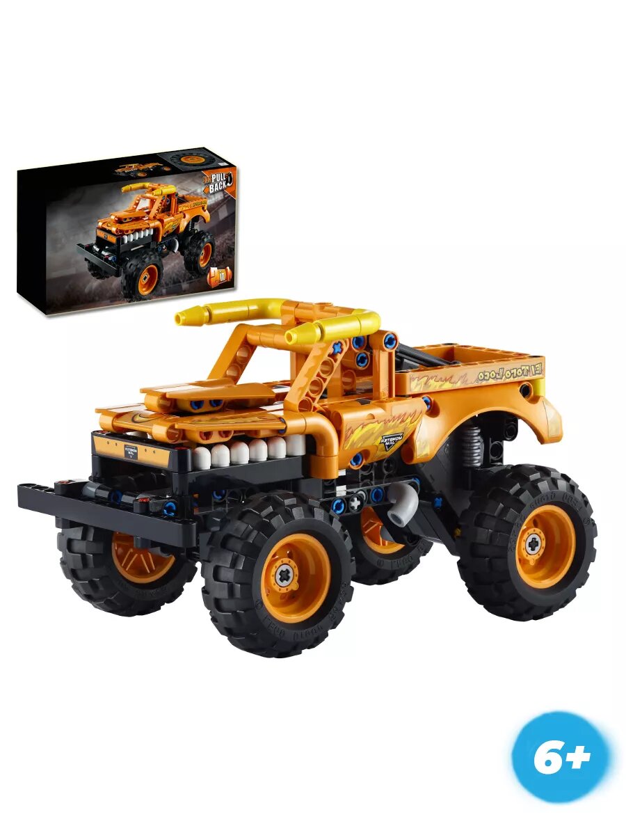 Конструктор Technic Monster Jam машинка для мальчиков, совместим с лего