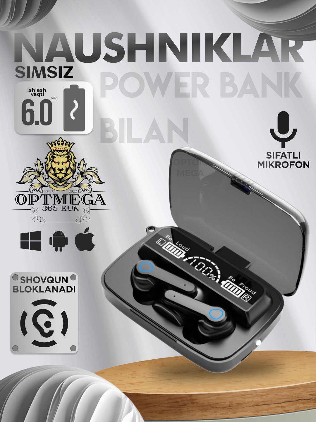 Беспроводные Bluetooth наушники Pods Рro, pods 3, pro5, max, M10, AIR 31, P9