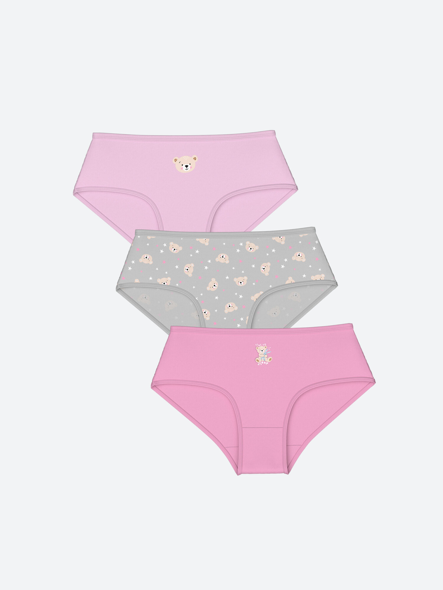 Трусы LC Waikiki 3 шт. размер 9-10 лет фиолетовый