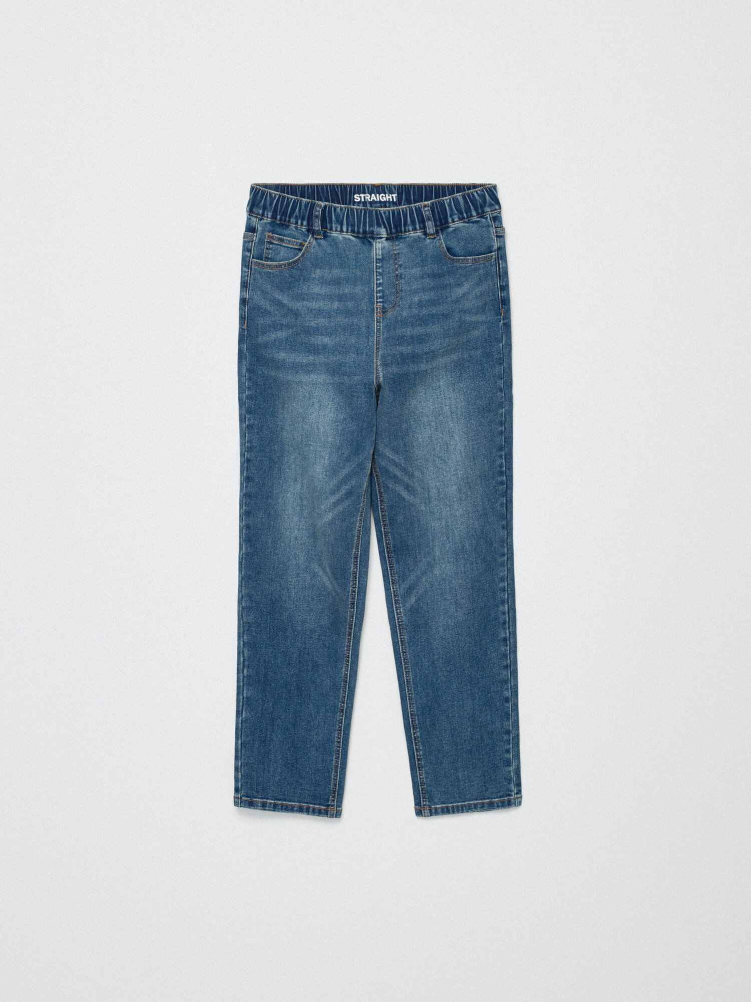 Джинсы Sela Осень-зима 2025 размер 146 голубой индиго