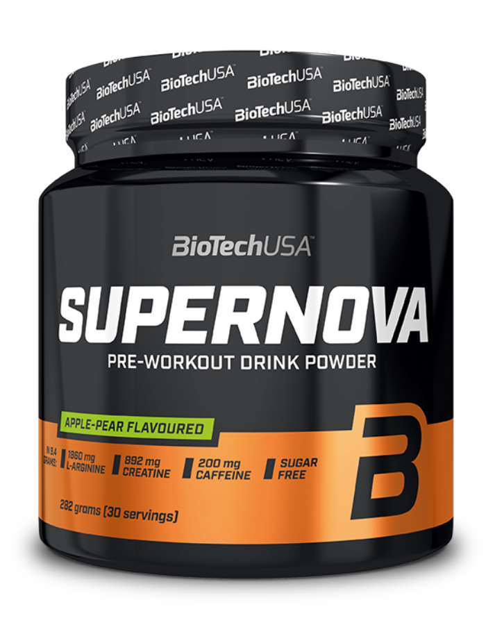 Предтренировочный комплекс / BioTechUSA Super Nova 282 г / яблоко-груша