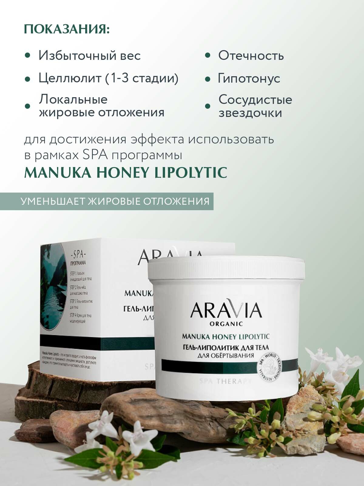 Картинки ARAVIA Гель-липолитик для тела для обертывания с маслом эвкалипта, 550 мл