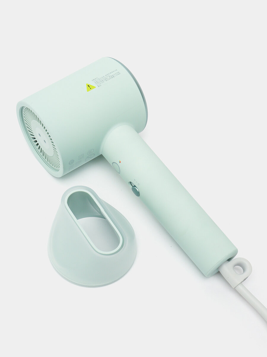 Картинки Фен для волос Xiaomi Mijia H301 CMJ03ZHMG мощность 1800Вт, 3 температурных режима, ионизация, зеленый