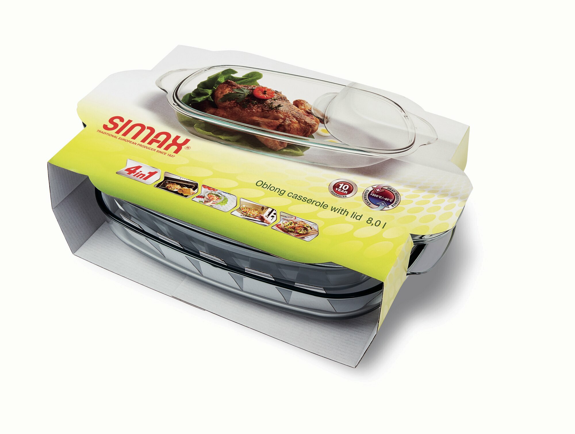 Гусятница с крышкой 