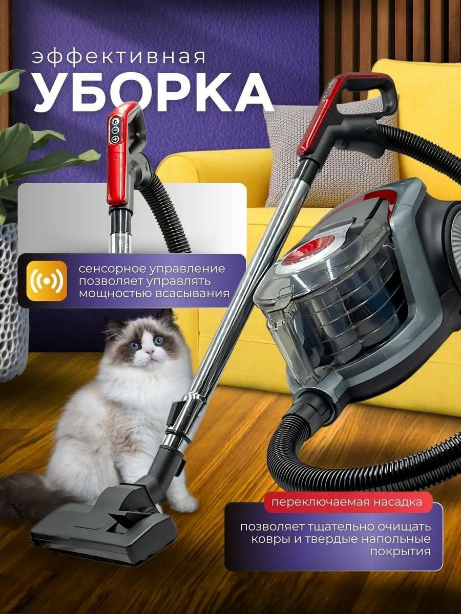 Супермощный пылесос Samsung PowerPro 3600W ручное управление — фото 1