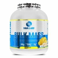 YAVA LABS BULK MASS GAINER 3kg для набора массы, Банан, испания — фото 1