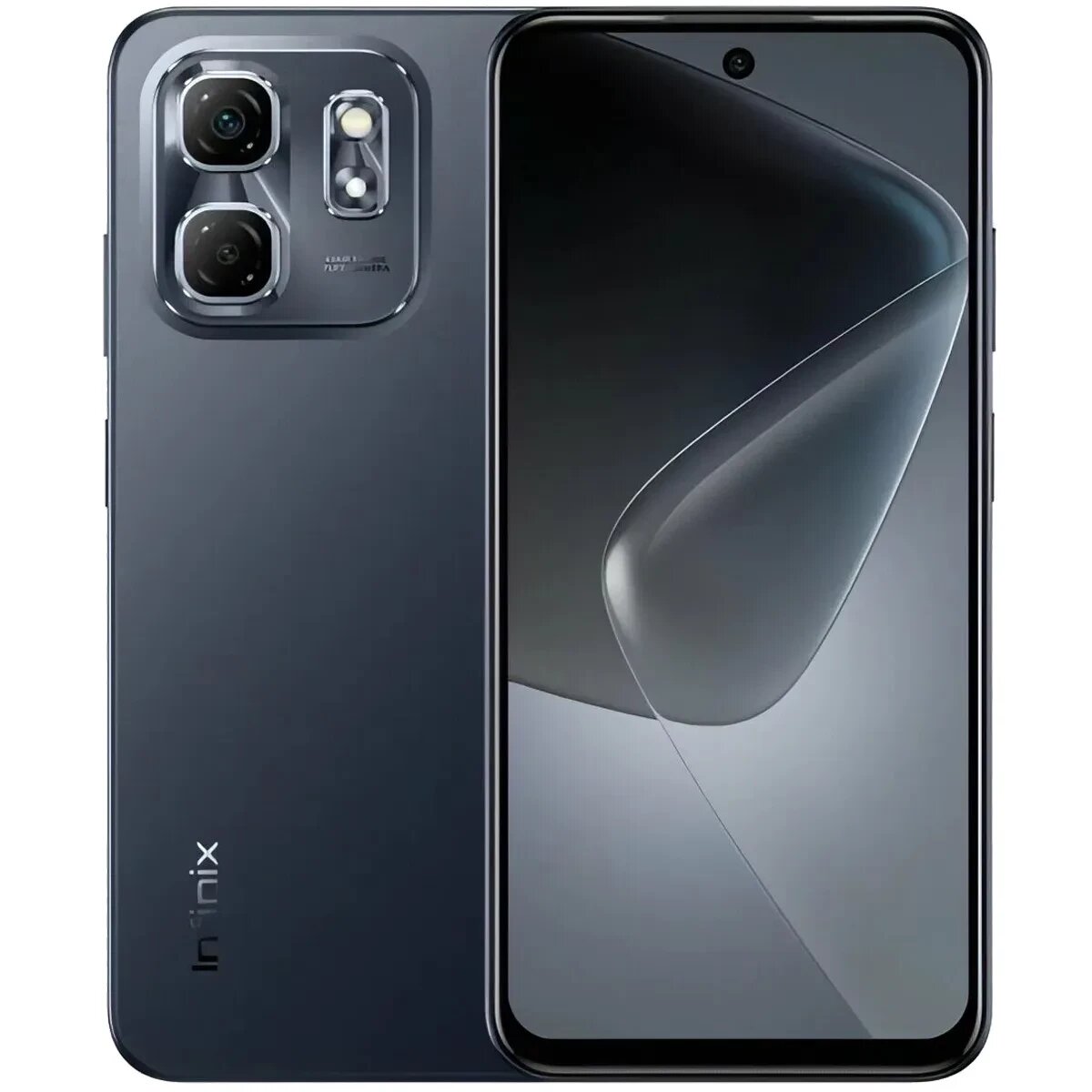 Смартфон Infinix HOT 50i 4/256GB Sleek Black — фото 1