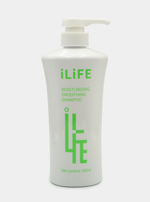 ILiFE Увлажняющий шампунь против перхоти для гладких и послушных волос, Greenleaf, 500 мл