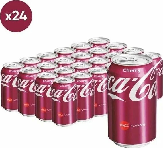 Coca-Cola 0,33л.*24шт. Cherry Германия Кока-Кола