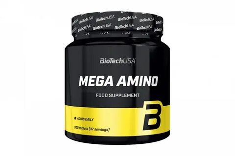 Аминокислоты BioTechUSA Mega Amino, BCAA, комплекс аминокислот, 300 таблеток