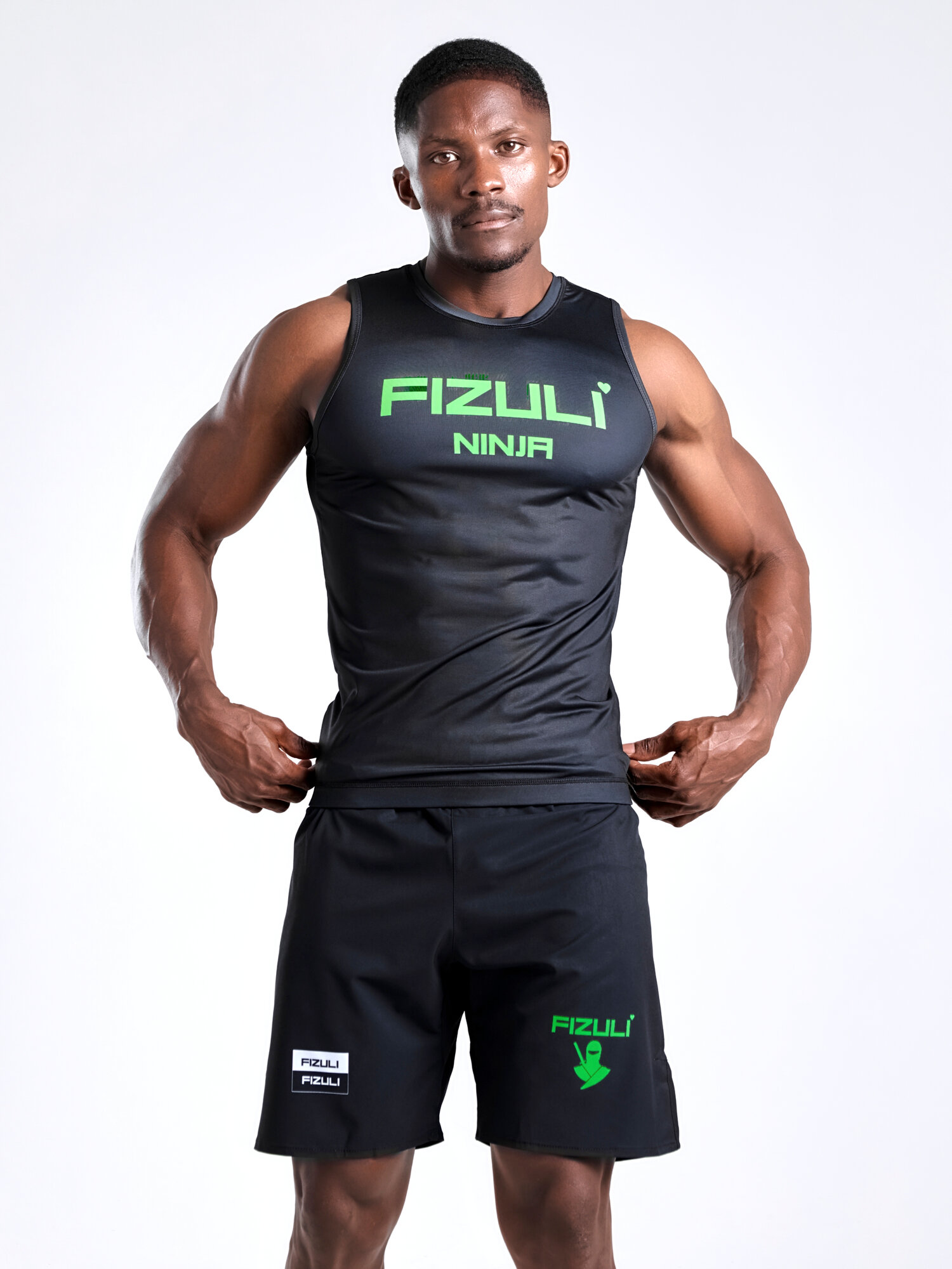 Майка спортивная FIZULI, 1 шт., размер M, черный 1