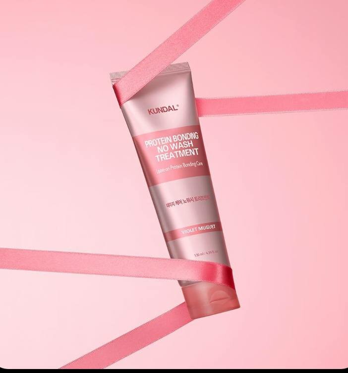 Маска KUNDAL Violet Muguet Protein Bonding No Wash Treatment, для всех типов волос, 130 мл