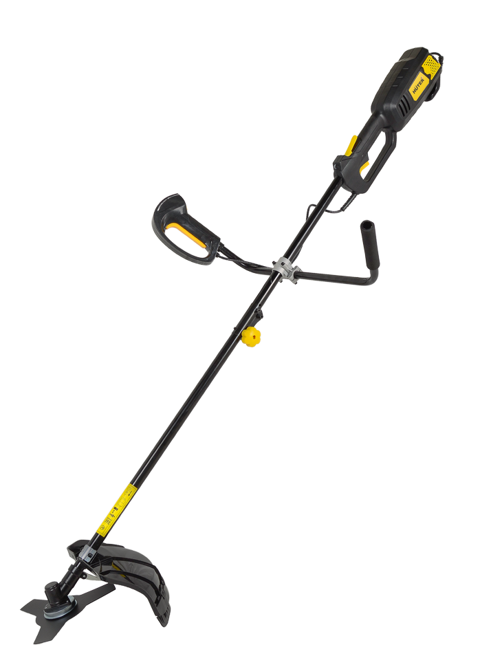 Триммер электрический Huter GET-VI7 1500 Вт плавный пуск велосипедная рукоятка