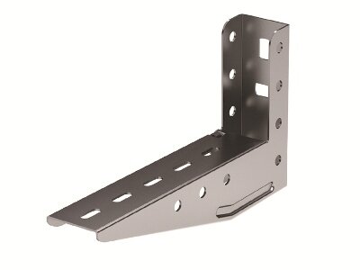 Консоль настенная DKC с опорой ML 100 мм оцинкованная сталь