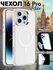 Чехол для iPhone 16 Pro Max с MagSafe противоударный, с металличе...