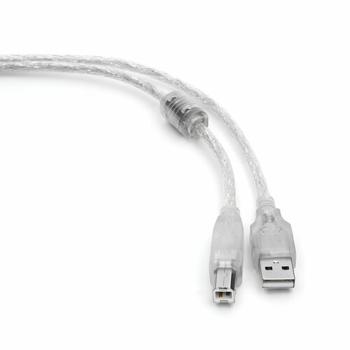 Кабель USB 2.0 Pro, AM/BM, 0, 75 метра, экранирование для снижения помех, ферритовое кольцо, позолоченные разъёмы, Cablexpert