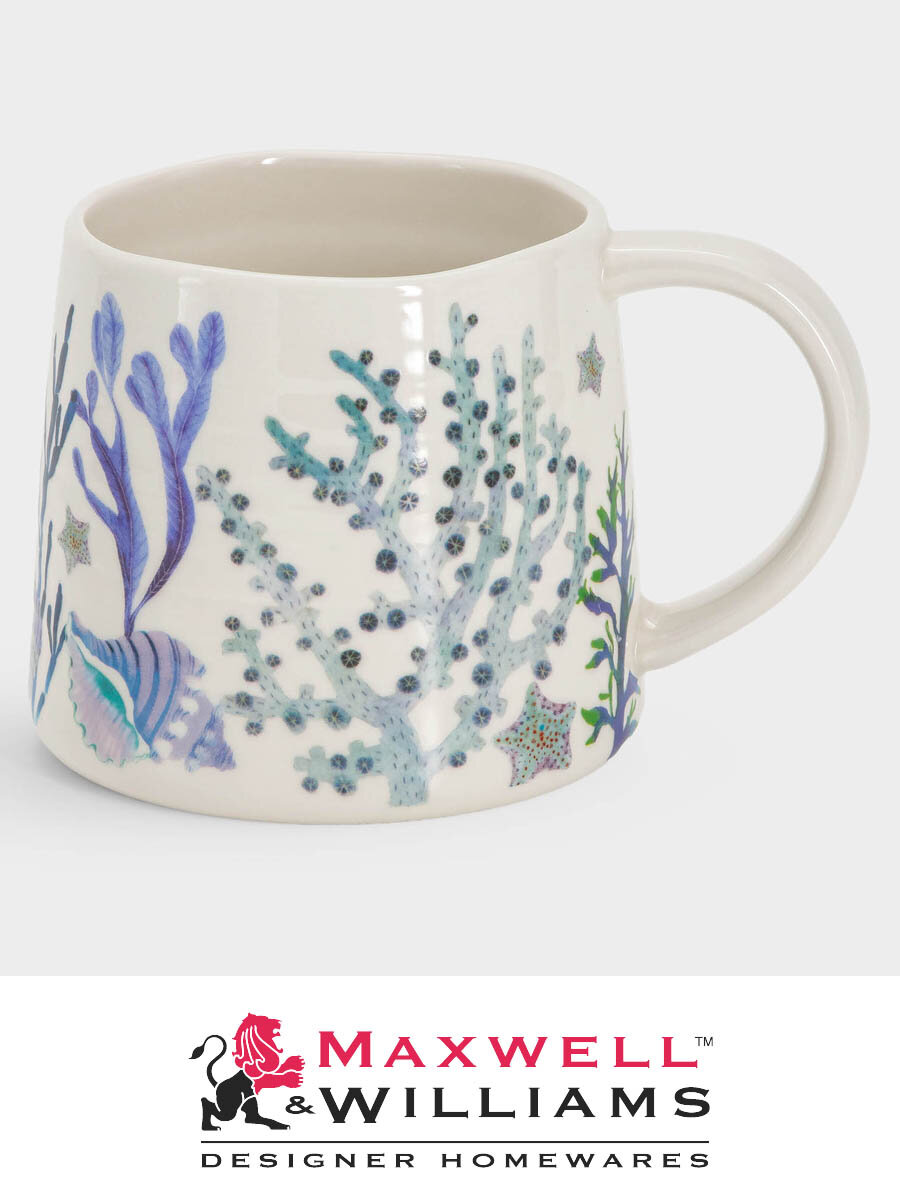 Кружка 380 мл Maxwell & Williams Ocean Life Морская жизнь фарфор