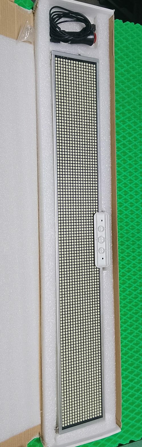 Табло табличка панель LED 680х120х15мм