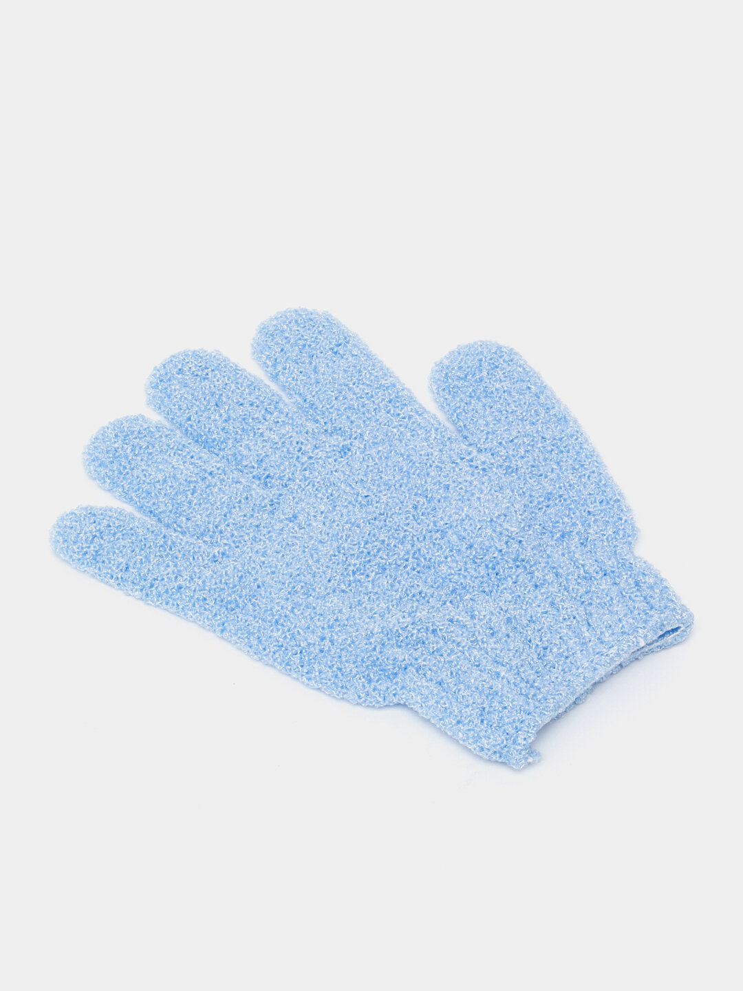 Мочалка-перчатка для душа, для тела и лица, 2 шт - Голубой — фото 1