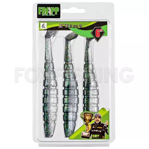 Силиконовая приманка Frapp Flint 6 15см. 3шт. вес: 21,5гр. #24