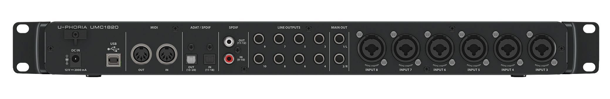 Внешняя звуковая карта BEHRINGER U-PHORIA UMC1820