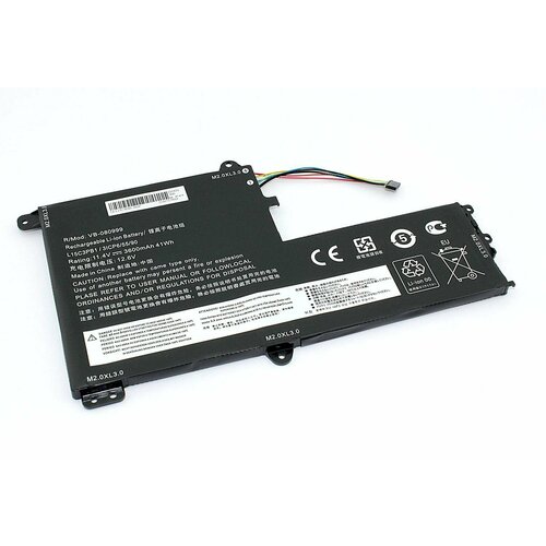 Аккумуляторная батарея для ноутбука Lenovo Ideapad 330S-15IKB (L15L3PB0) 11.4V 3600mAh OEM клавиатура для ноутбука lenovo ideapad 330s 15 ideapad 330s 15arr ideapad 330s 15ast и др черный