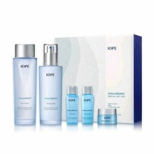 IOPE Hyaluronic Special Set Набор средств с гиалуроновой кислотой: тонер, эмульсия, крем